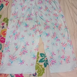 Floral Kids Pajamas - Pink and Blue